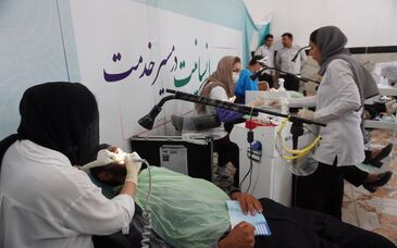 اردوی جهادی پزشکی در شهربابک برگزار شد