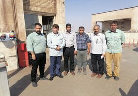 بازدید مهندس حکیمی، مدیر منابع انسانی و امور اجتماعی شرکت صنعت فولاد شادگان از بخشهای مختلف و نشست صمیمانه با کارکنان واحدهای مختلف شرکت