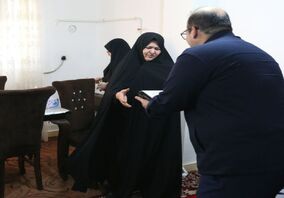 دیدار با خانواده‌ شهیدان سرافراز علی‌کرم اسدی و ابراهیم چراغی انجام شد