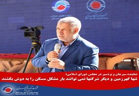  تنها گهرزمین و دیگر شرکتها نمی توانند بار مشکل مسکن را به دوش بکشند 