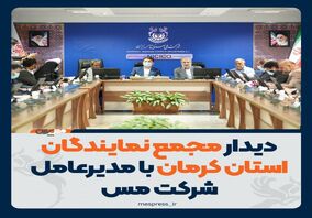 دیدار مجمع نمایندگان استان کرمان با مدیرعامل شرکت مس