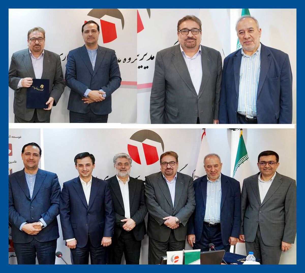 با حضور مدیرعامل گروه سرمایه‌گذاری امید/معارفه اعضای جدید هیئت‌مدیره چادرملو برگزار شد