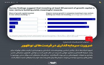 دیدوان (چشم همیشه باز مدیران)/ضرورت سرمایه‌گذاری در فرصت‌های نوظهور