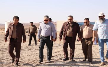 بازدید مدیر عامل چادرملو از پروژه مجتمع فروآلیاژ ها