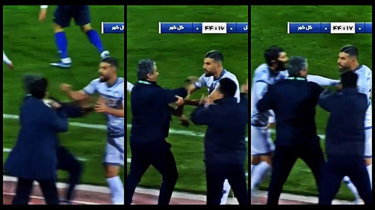 مجیدی با پرسپولیسی سابق دست به یقه شد! +عکس

