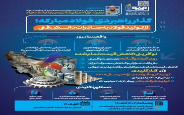 فولادینفو: گذار راهبردی فولادمبارکه؛ از تولید فولاد به صادرات دانش فنی