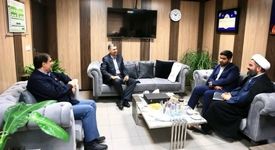 دیدار نماینده آستان قدس رضوی در خوزستان با قائم مقام مدیرعامل فولاد خوزستان