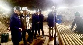 بازدید علمی و تخصصی مدیران شرکت معادن منگنز ایران از مجتمع معدنی سرب نخلک