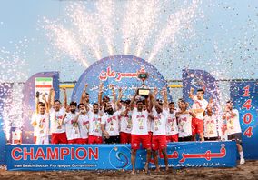 ایستگاه پایانی لیگ برتر فوتبال ساحلی کشور؛ فولاد هرمزگان جام قهرمانی بالای سر برد