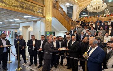 افتتاح هفدهمین نمایشگاه فولاد و متالورژی با حضور دکتر بهرام سبحانی، مهندس لندی و خلیفه‌سلطانی در اصفهان
