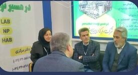 بازدید رئیس اداره حفاظت محیط‌زیست شاهین‌شهر و میمه از غرفه صنایع شیمیایی ایران