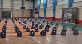 کارکنان فولاد هرمزگان بانی تامین لوازم‌التحریر نیازمندان