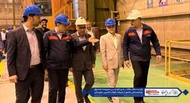 گزارش تصویری: بازدید دکتر علائدین ازوجی سرپرست صندوق بازنشستگی کشور از شرکت فولاد اکسین خوزستان

