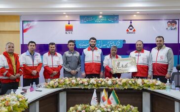 تجلیل مدیرعامل جمعیت هلال احمر خراسان رضوی از مدیرعامل سیمیدکو/انتصاب رئیس خانه هلال سیمیدکو