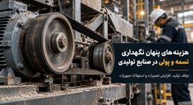 هزینه‌های پنهان نگهداری تسمه و پولی در صنایع تولیدی

