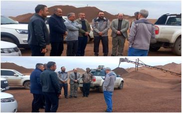 بازدید مسئولان محیط‌زیست کشور از طرح غبارگیر مجتمع سنگ‌آهن سنگان به مناسبت هفته هوای پاک