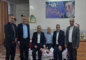 دیدار با جانباز افتخارآفرین ذوب‌آهنی