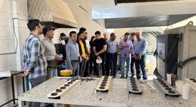 بازید دانشجویان دانشگاه تهران از مرکز تحقیقات مواد معدنی یزد