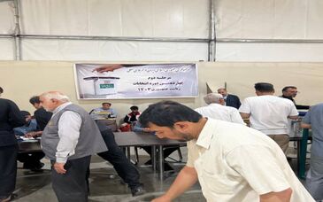 مدیرعامل شرکت ملی صنایع مس ایران در عراق رای خود را به صندوق انداخت