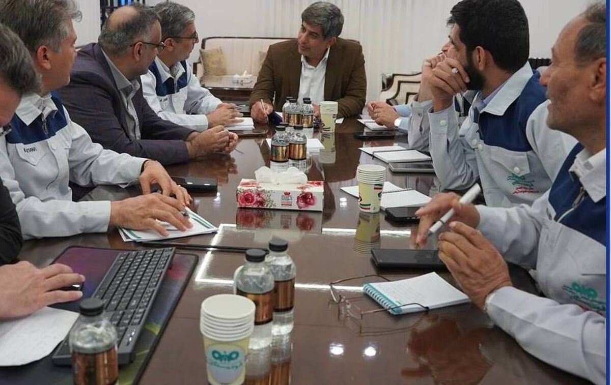 بازدید مدیرعامل گروه فولاد مبارکه از شرکت فولاد سنگان؛ بررسی عملکرد فولادسنگان با حضور سعید زرندی