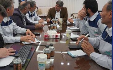 بازدید مدیرعامل گروه فولاد مبارکه از شرکت فولاد سنگان؛ بررسی عملکرد فولادسنگان با حضور سعید زرندی
