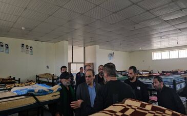 بازدید مدیرعامل فولاد اکسین از اردوگاه خدمت‌رسانی به زوار اربعین / فولاد اکسین خوزستان؛ پرچمدار خدمت در مسیر عاشقی