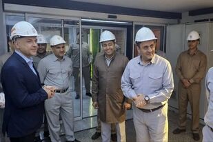 بازدید مدیرعامل شرکت ملی مس از کارخانه تغلیظ مجتمع مس سرچشمه

