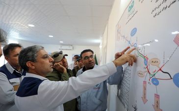 بازدید دکتر رسولیان؛  مدیرعامل فولاد سنگان از پروژه آسفالت جاده خواف- تربت حیدریه