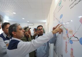 بازدید دکتر رسولیان؛  مدیرعامل فولاد سنگان از پروژه آسفالت جاده خواف- تربت حیدریه