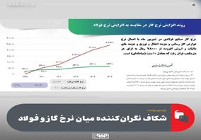 شکاف نگرانکننده میان نرخ گاز و فولاد