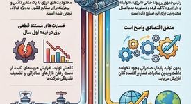 اقتصاد با انرژی زنده است: چرا محدودیت انرژی صنایع به ضرر اقتصاد ملی است