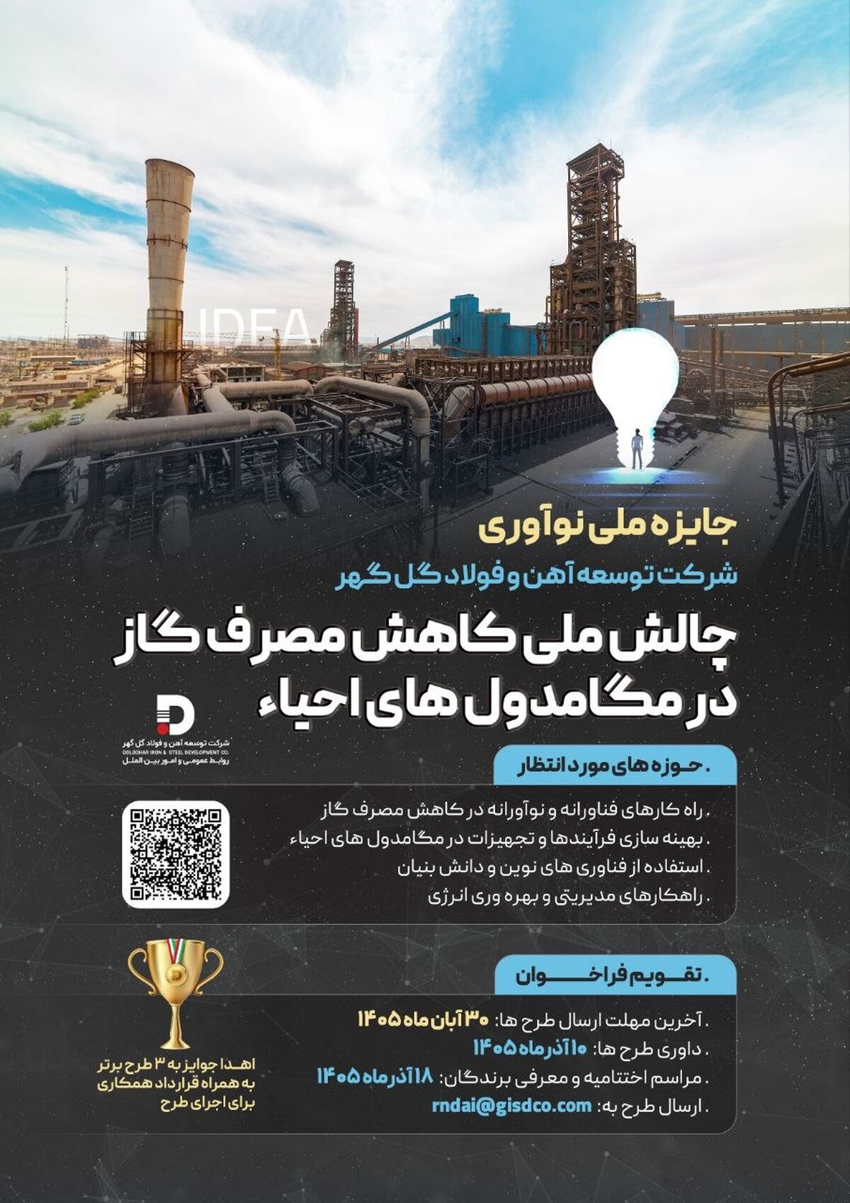 چالش ملی کاهش مصرف گاز در مگامدول‌های احیاء