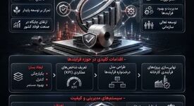 اینفوگرافیک: مسیرهای اجرایی استراتژی و تعالی سازمانی در شرکت فولاد اکسین خوزستان