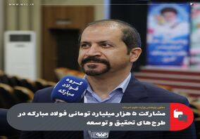 معاون پژوهشی وزارت علوم خبر داد؛مشارکت ۵هزار میلیارد تومانی فولاد مبارکه در طرح‌های تحقیق و توسعه
