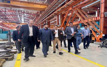 هم‌اکنون؛ بازدید مدیرعامل شرکت ملی صنایع مس ایران از گروه کارخانجات مپنا

