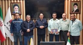تقدیر از مدیران موفق در پروژه‌های مهم زیست محیطی فولاد خوزستان