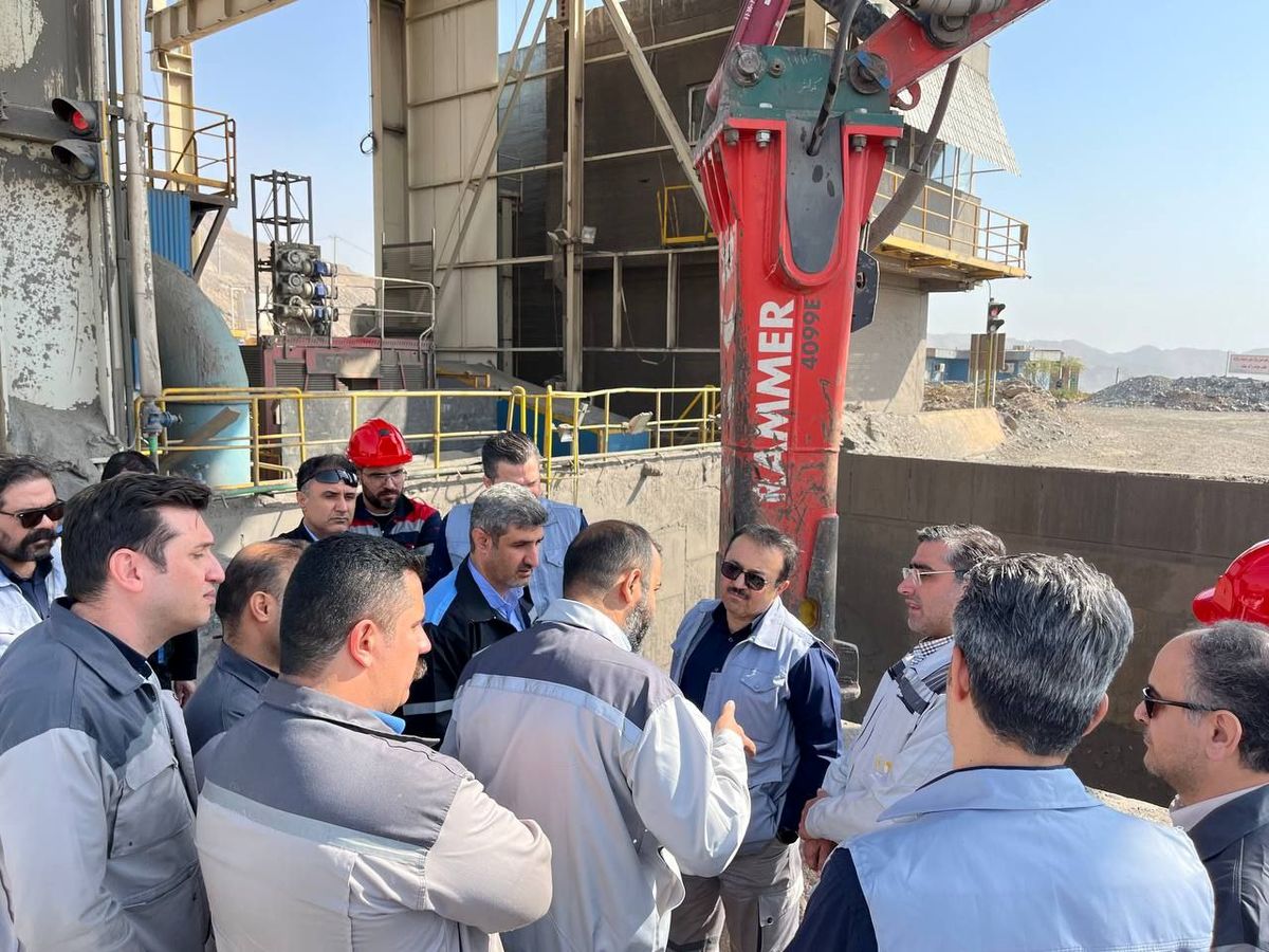 تمرکز مدیرعامل اپال بر افزایش کارایی ماشین‌آلات و بهبود فرآیندهای تولید در معادن سنگان