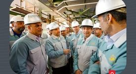 بازدید میدانی مدیرعامل فولاد مبارکه از روند پیشرفت پروژه‌های توسعه آهن‌سازی این شرکت