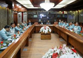 حضور رئیس هیات عامل ایمیدرو در فولاد مبارکه و تأکید بر تداوم جریان تولید