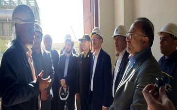 برگزاری مراسم پدافند غیر عامل در فولاد کردستان