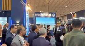 بازدید وزیر صمت از غرفه چادرملو در متافو تبریز