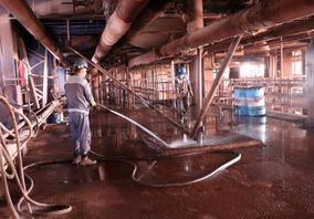 با هدف کاهش ریسک خطرات و اجرای زنگ 5s ؛ ضایعات موجود در واحد گل قرمز شرکت آلومینای ایران جمع آوری شد