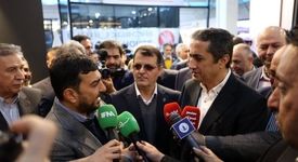 بازدید رئیس هیات عامل ایمیدرو از غرفه شرکت ملی مس در نمایشگاه ایران کان‌ ماین