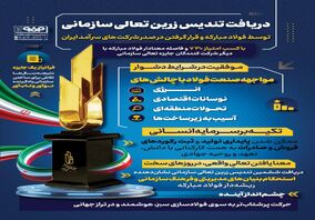  با کسب امتیاز ۷۳۰ و فاصله معنادار فولاد‌مبارکه با دیگر شرکت‌کنندگان جایزه تعالی سازمانی