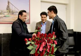 تقدیر مدیرعامل مجتمع فولاد غدیر نی ریز از کارکنان امور‌مالی به مناسبت روز حسابدار