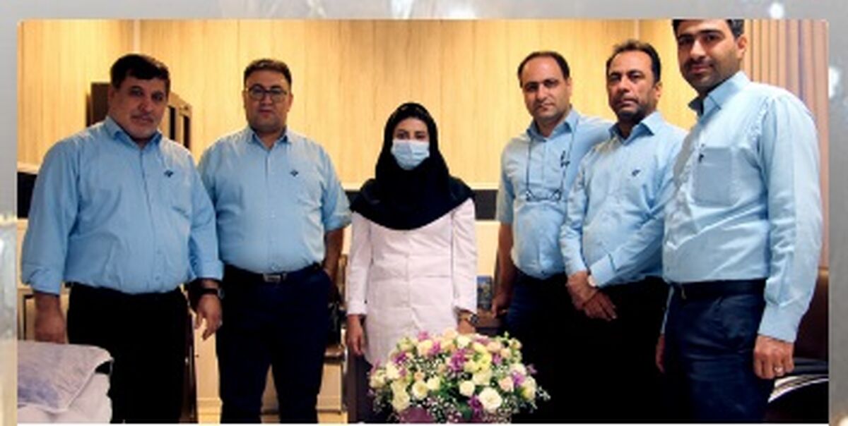 قدردانی از پزشک معتمد مجتمع فولاد غدیر نی‌ریز به مناسبت روز پزشک انجام شد