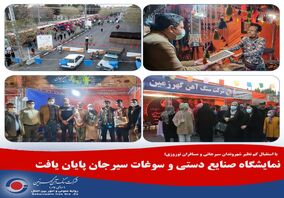 نمایشگاه صنایع دستی و سوغات سیرجان پایان یافت

