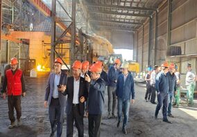 بازدید مدیران انجمن فولاد ایران از مجتمع فولاد صنعت بناب، بزرگترین کارخانه فولاد بخش خصوصی شمال غرب کشور