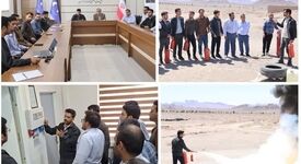 دوره آموزشی اطفاء حریق برای کارکنان مجتمع فسفات اسفوردی برگزار شد