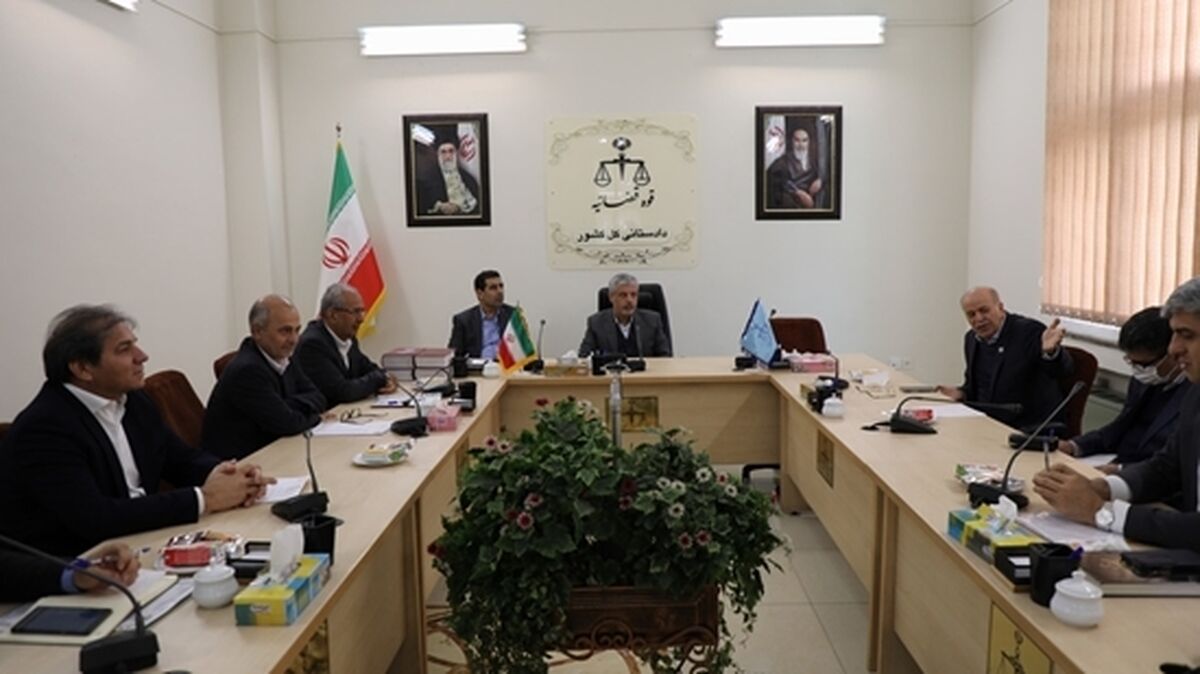 دیدار اعضای انجمن فولاد ایران با معاون قضایی دادستان کل کشور